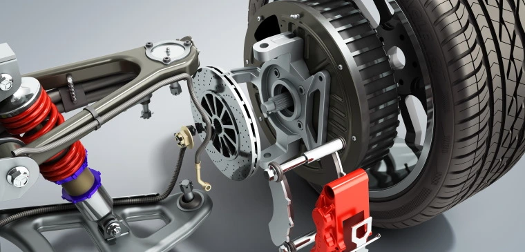 Electric car brakes