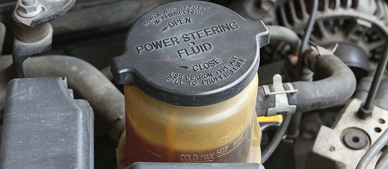 Power steering fluid cap